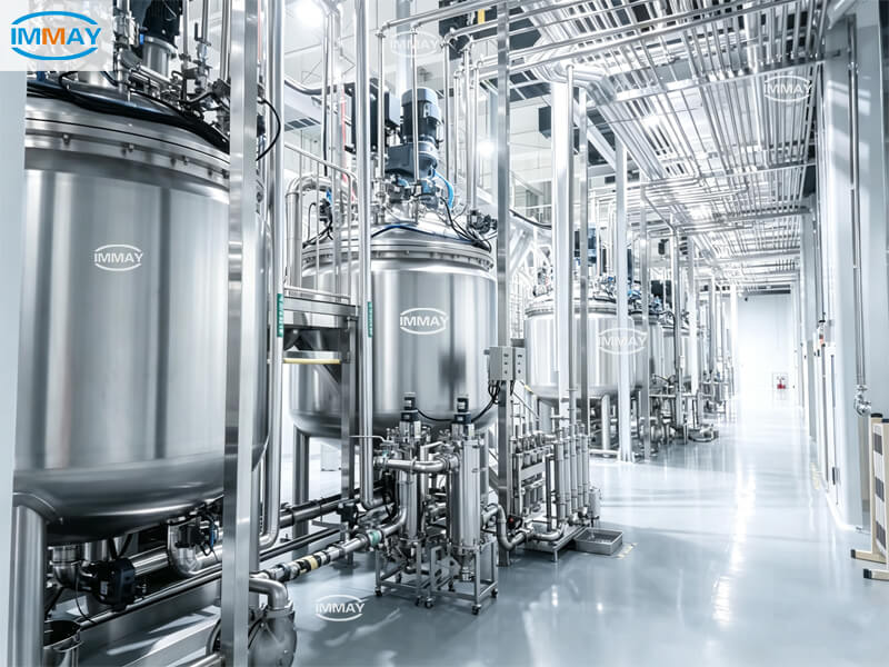 Industrial Stainless Steel Mixing Tank خزان خلط الفولاذ المقاوم للصدأ الصناعي