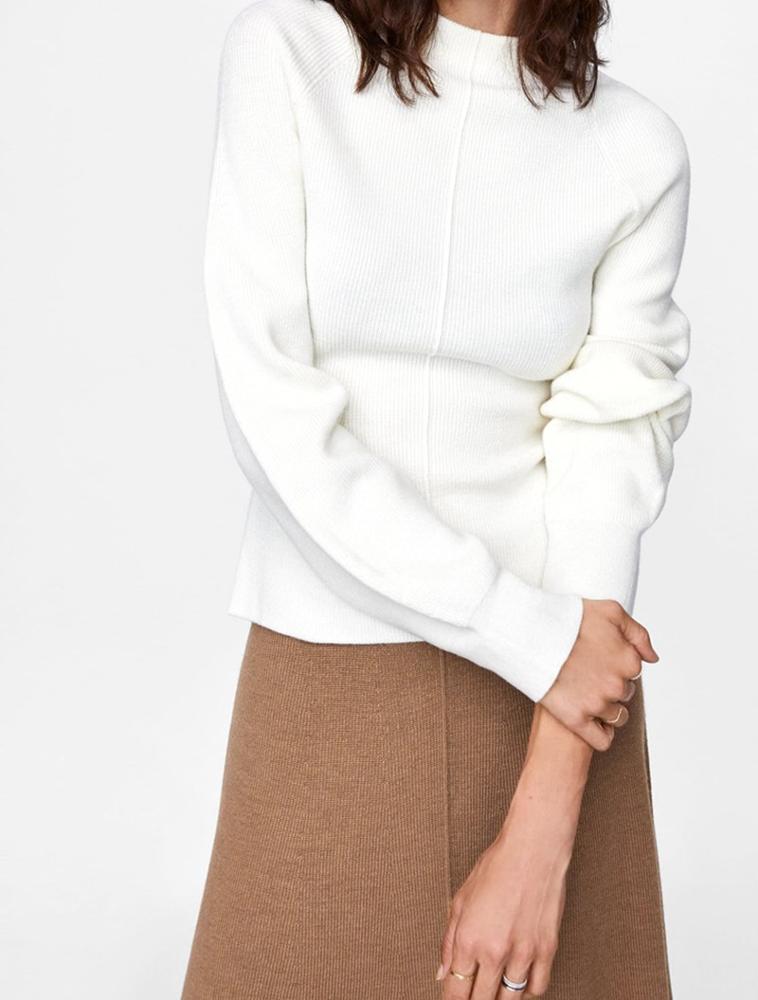 2019SS 2 piece sweater set wool cashmere knit dress long skirt