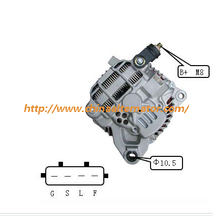 New Alternator Fits for Mitsubishi Lancer Outlander 2.4L Mn183450 A3tg3491 1800A064