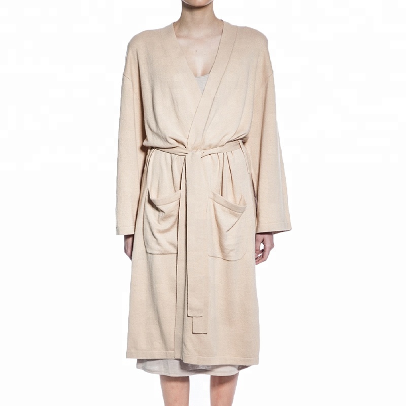drop shipping long bathrobe gown cashmere robe