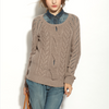 17PKCS137 2017 Knit Wool Cashmere Knitted Lady Sweater