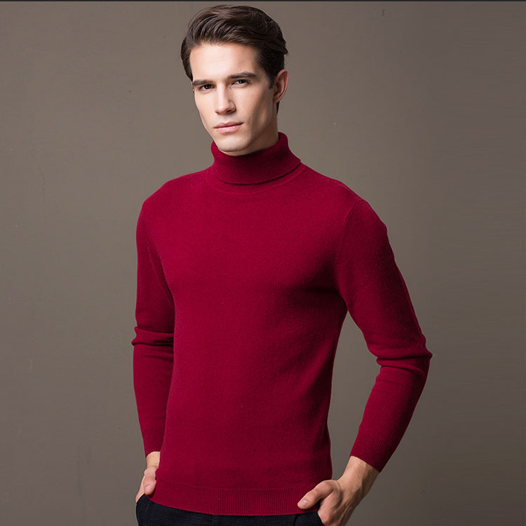 2019AW OEM wool cashmere knitted pullover sweater for men