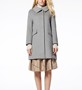 PK17CSC010 women double layer 100% cashmere wool top coat