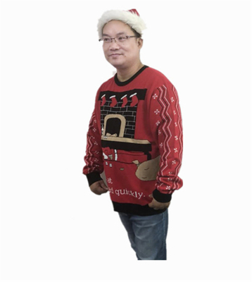 Unisex ugly christmas sweater plus size pullover sweater