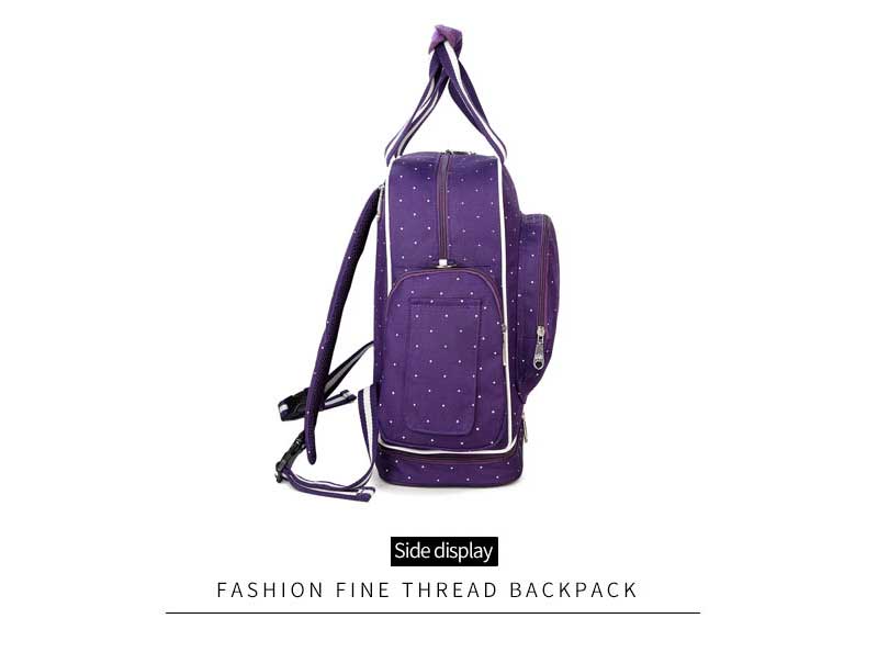 chic luxury fashionable extra large purple diaper bags