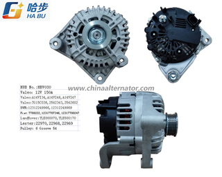 Alternator 22970, 12317788247, 12317788222, 12312249969, 7787346, 2249966, 12317787