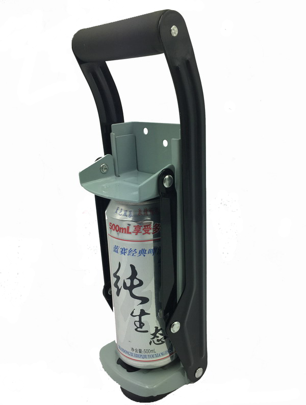 LARGE CAPACITY 16OZ CAN CRUSHER WITH BOTTLE OPENER NEW FAMILY HAND TOOL