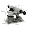 Merkapa Skateboard Trucks Assembly Kit - 5" Hanger 7.6'' Axle with Tool (Set of 2)