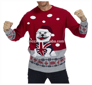 15CSU024 Unisex ugly high quality knitted christmas sweater