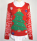 16JW53113 festival tree polyester christmas sweater