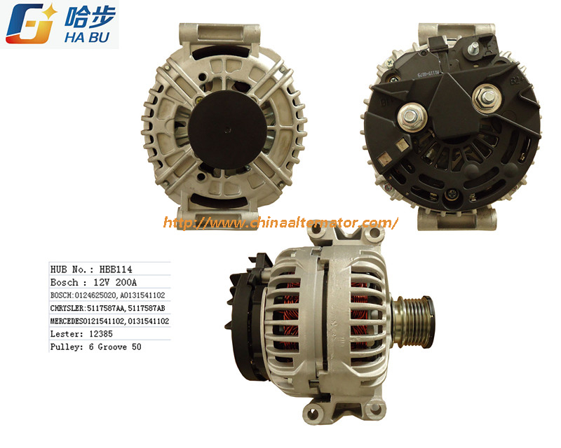 Auto Alternator for Dodge Lester: 12385 OEM: 0121541102, 0124625020