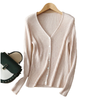 P18B031CH knit wool cashmere knitted lady sweater cardigan