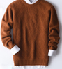 P18B015CH men crew neck cashmere sweater long sleeve pullover sweater knitting pattern