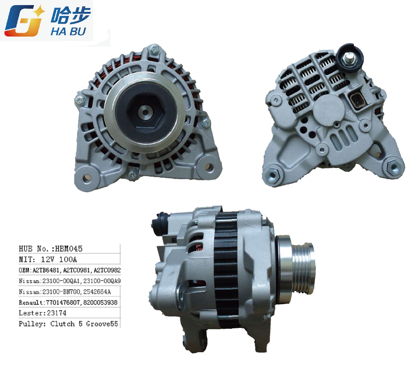 AC/ Auto Alternator for Renault A2tb6481 Ca1652IR