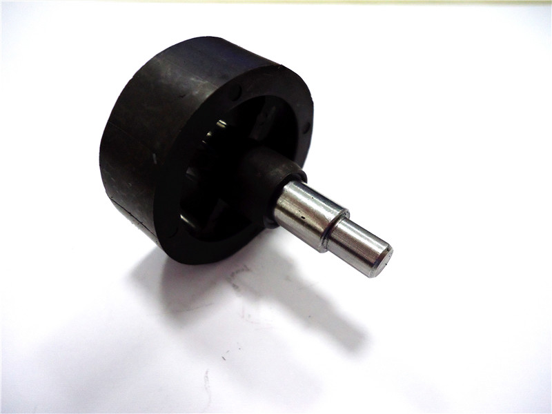 Ceramic Ferrite plastic injection magnet rotor for motor 