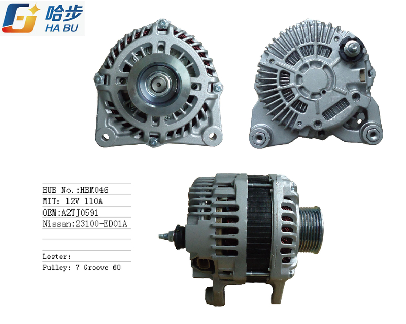 AC /Auto Alternator for Nissan OE#A2TJ0591,23100-ED01A