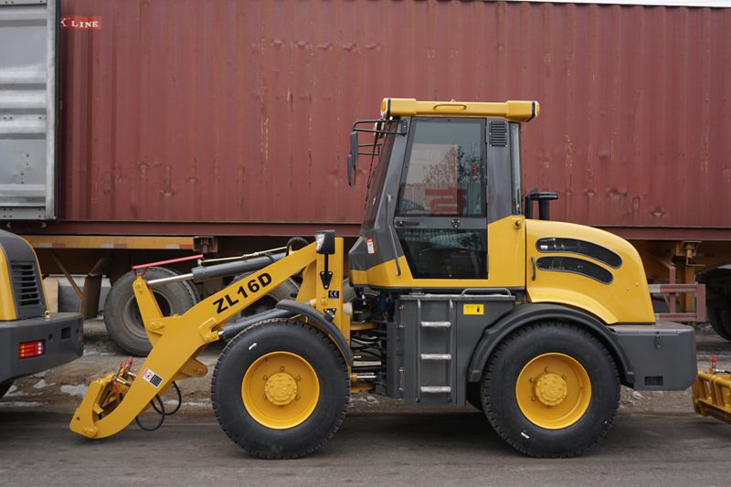 with winter tyre small loader ZL16D,1.6t wheel loader with CE approved 