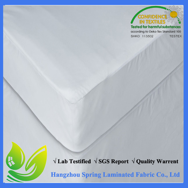 2016年中国制造2016新的100%聚酯防水平稳的床垫保护者低变应原