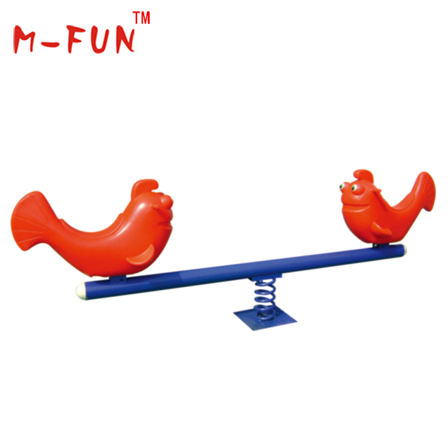 Red fish seesaw