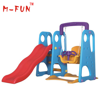 Child indoor slide and swing toy