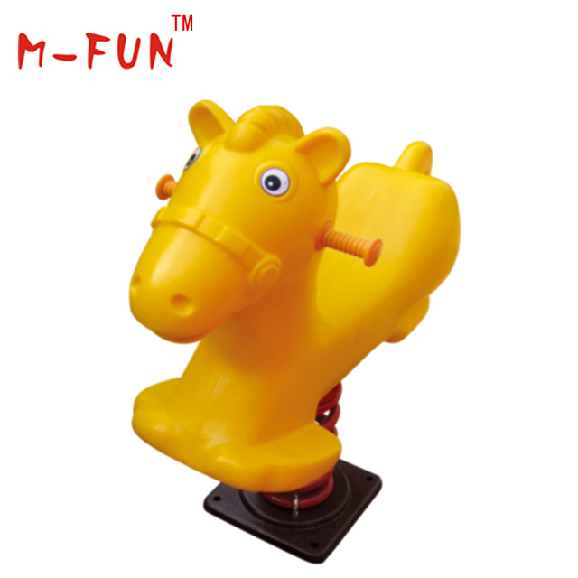  Plastic spring rocker for playground