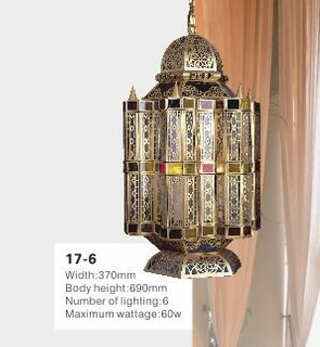 Arabic style brass home pendant chandelier (KA17 - 6)
