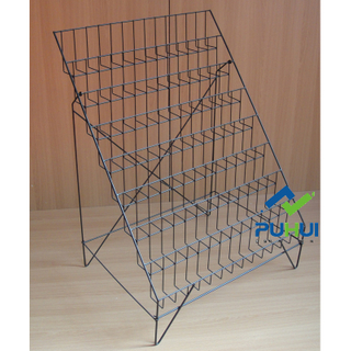 8 Tier Metal Wire Foldable Card Display Shelf (PHC309)