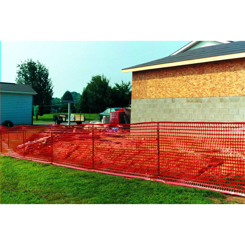 HDPE Orange Portable Fence Barrier Provides Traffic Control For Work Zones And Hazardous Areas