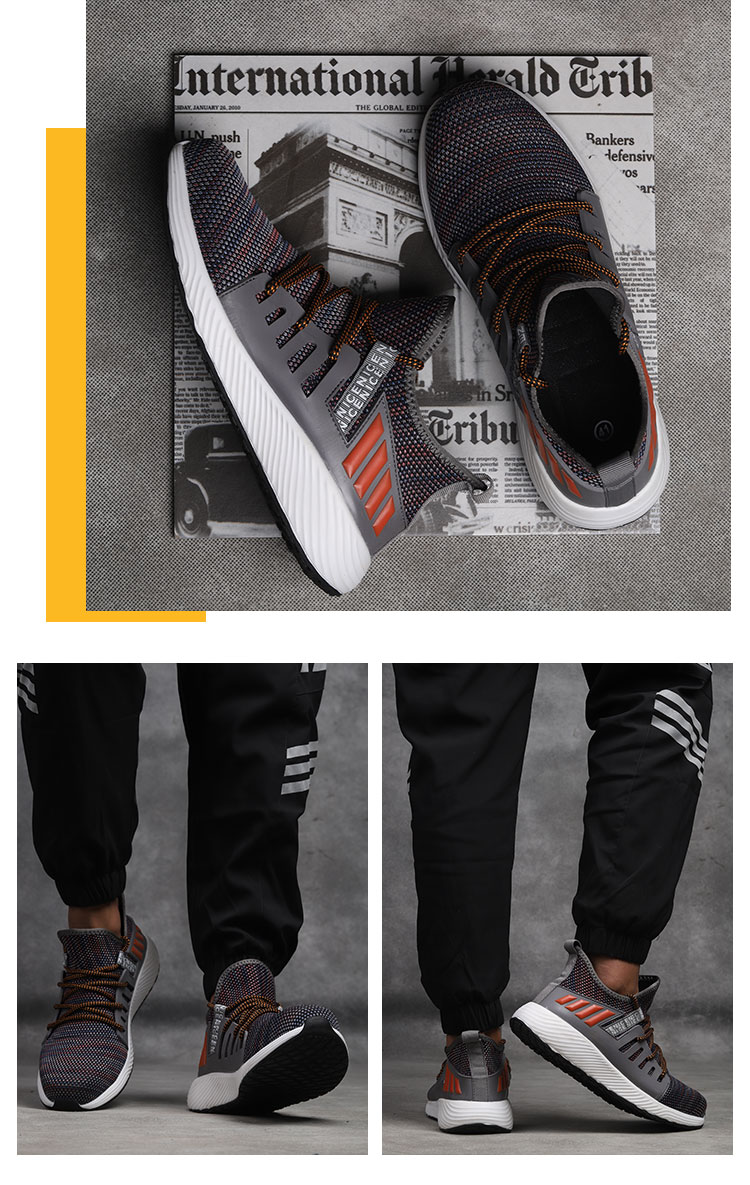 Anti Slip Light Weight Steel Toe Fashion Safety Shoes Sneakers