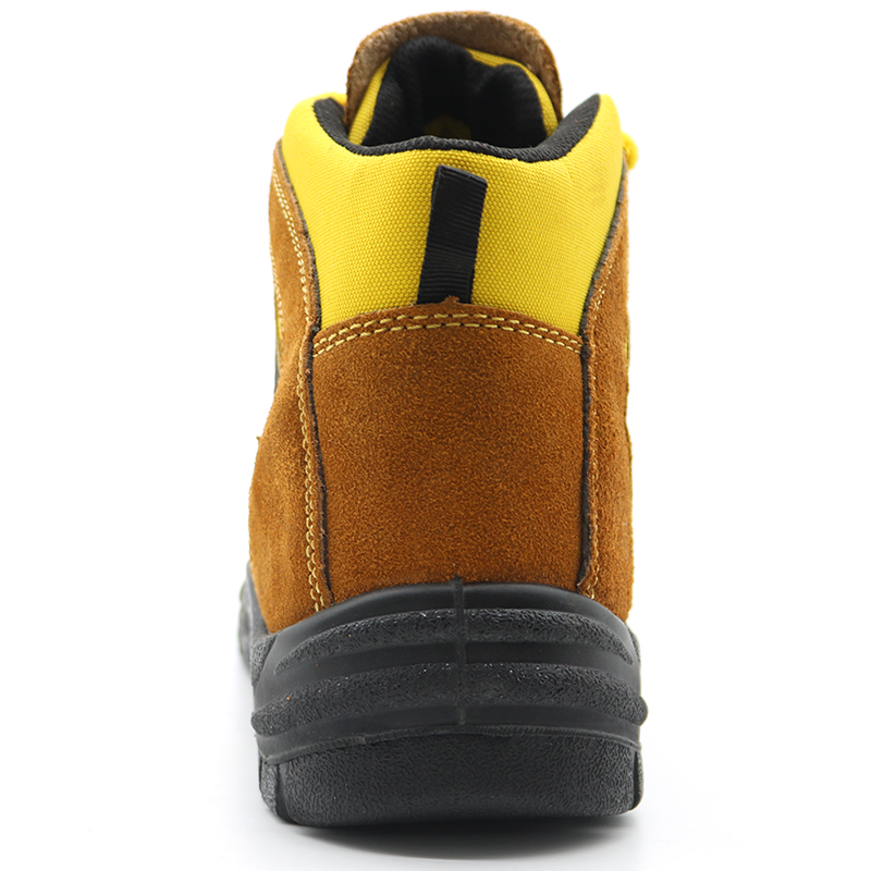 Brown Steel Toe Prevent Puncture Cheap Safety Shoes Sports