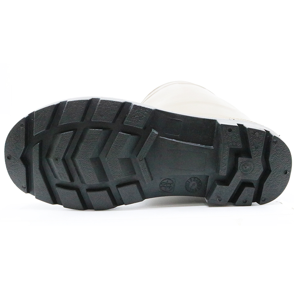 Anti Slip Steel Toe Puncture Resistant PVC Safety Rain Boots for Work