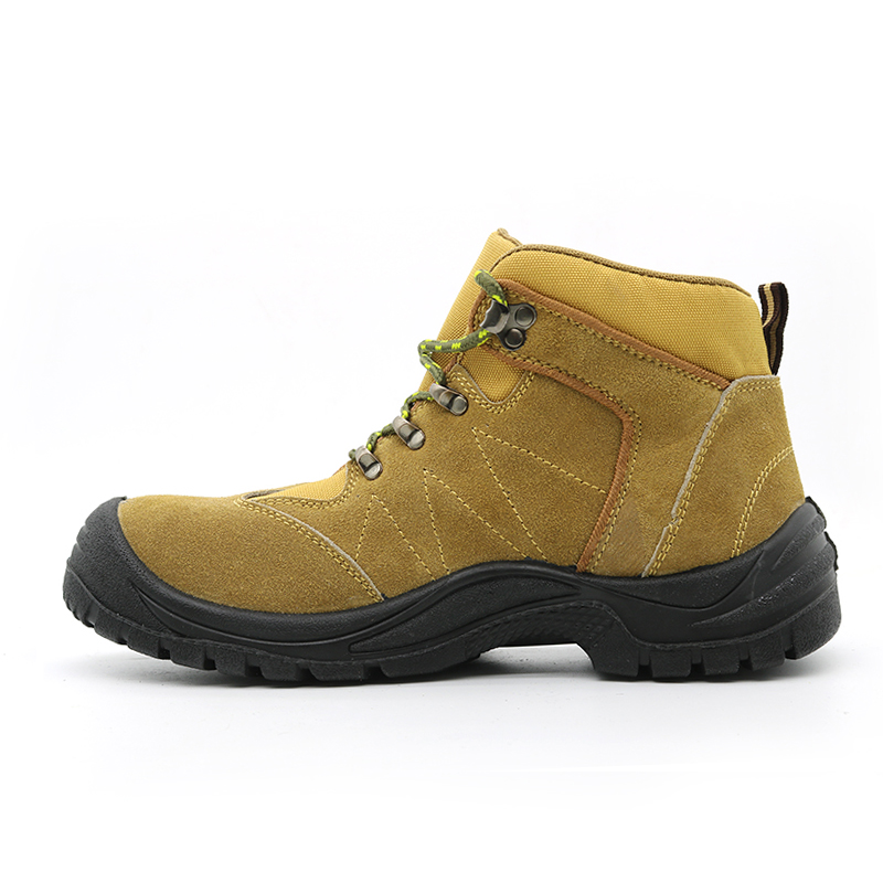 Slip Resistant Suede Leather Cheap Price Safety Shoes Sports