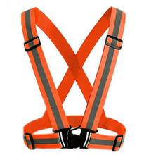 High Visibility Adjustable Safety Vest Elastic Band For Adults