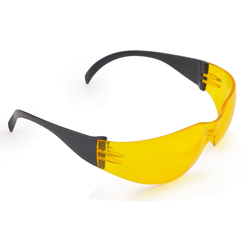 CE EN 166F & ANSI Z87.1 colors anti scratch PC lens safety glasses 