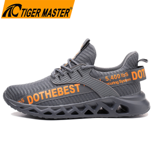 Light Weight Soft EVA Sole Steel Toe Sports Safety Shoes for Men