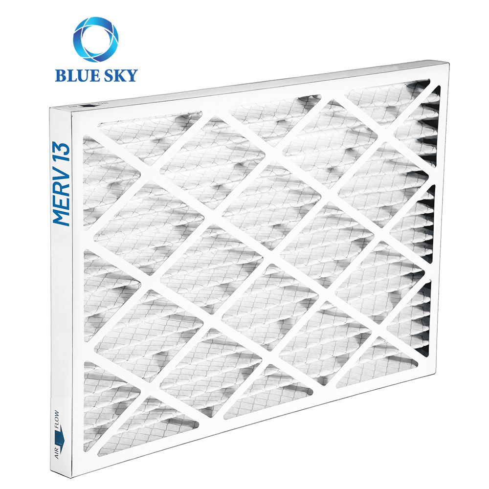 最佳价格定制尺寸 MERV 11 13 纸板框架褶皱交流炉空气过滤器，适用于 HVAC 系统