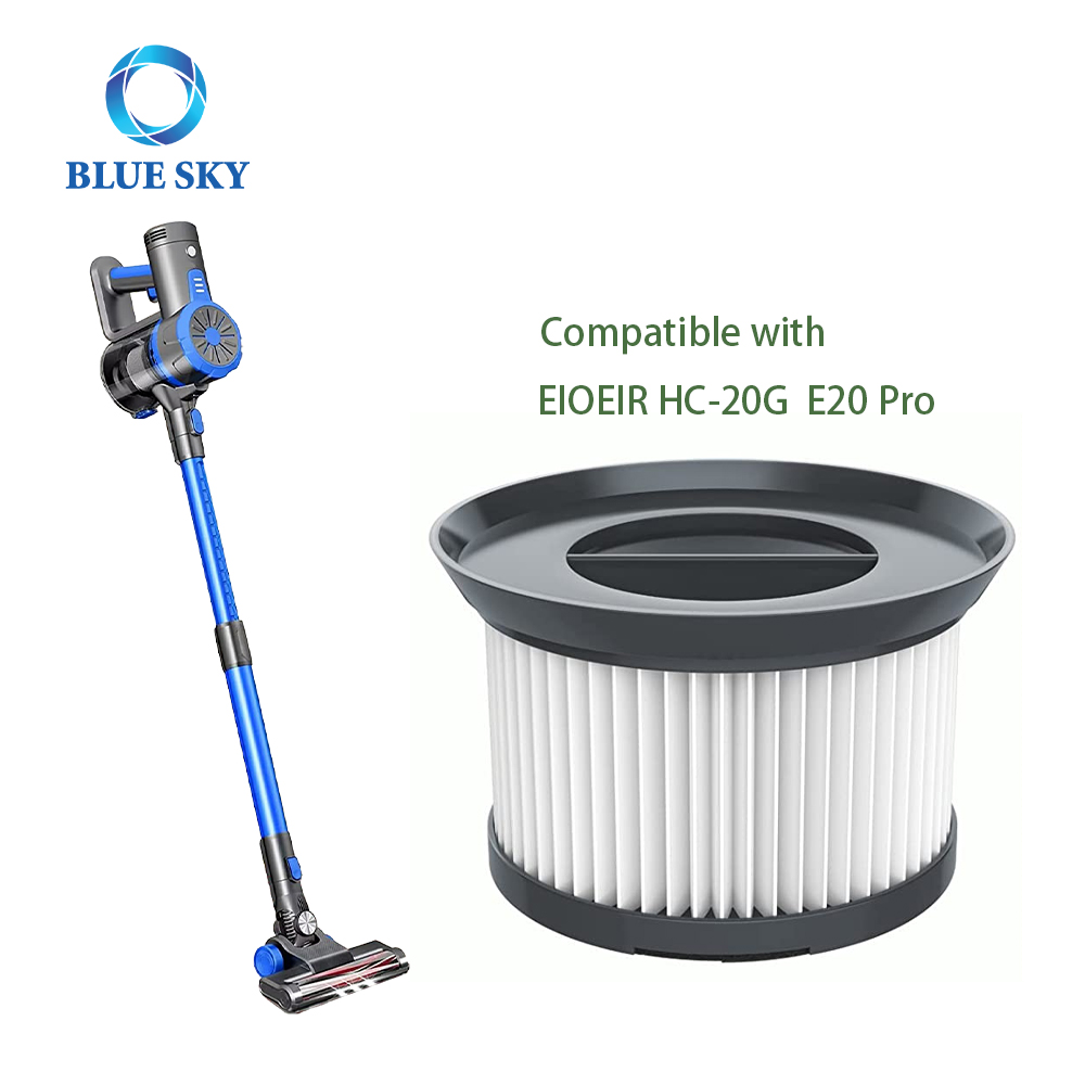 吸尘器 HEPA 过滤器更换件适用于 EIOEIR HC-20G E20 Pro 无绳吸尘器更换部件号 HC-20GF