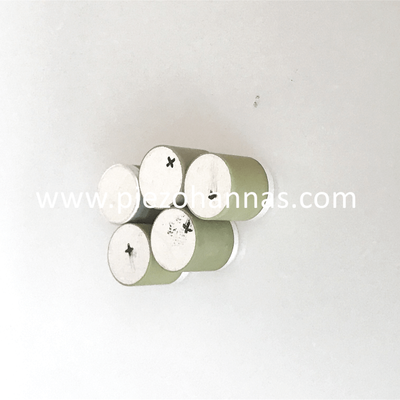 Varilla de cerámica piezoeléctrica de forma cilíndrica sólida de material Pzt