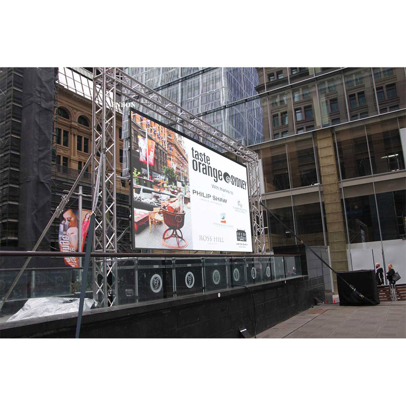 P3.91 Pantalla LED de alquiler para exteriores de mayor resolución para eventos móviles