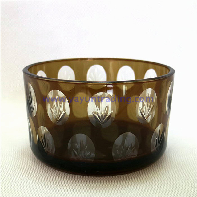 matte frosted black massage glass candle holder and jar