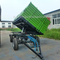 Two axle dump trailer for tractor