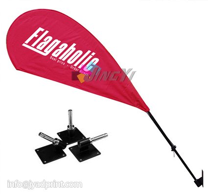Wall Teardrop Flag Pole, Wholesale Outdoor Wall Mounted Hanging Teardrop Pole Flag Banner with printing your design