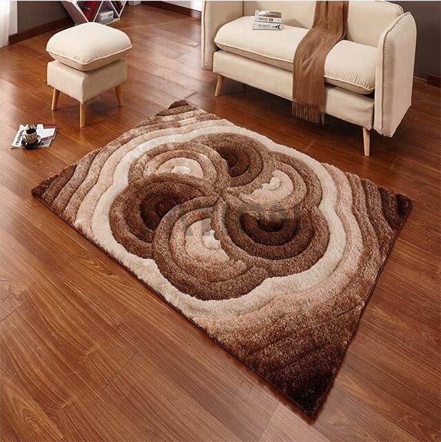 Contemporary Home Decor Area Rug Floor Shag Carpet