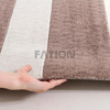 Hand Tufted Customize Area Rug Striped Acrylic Carpet