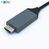 1080P HDMI to Type C Cable with Aluminum Shell