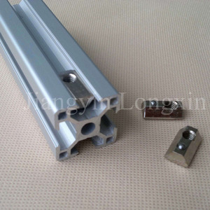 Silver Anodized Aluminium Profile for Industry with Spare Parts