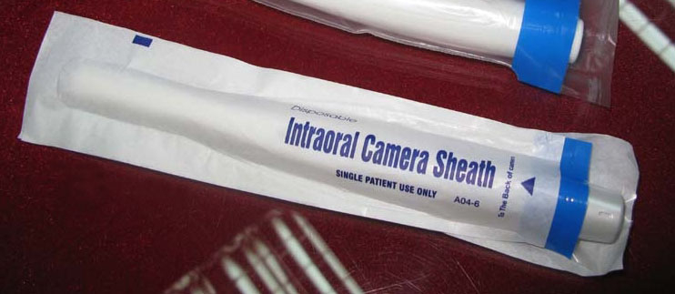 Disposable A04-6 Intraoral Camera Sleeve, , Oral Camera Cover Made in Taiwan, Dental Camera Sheath