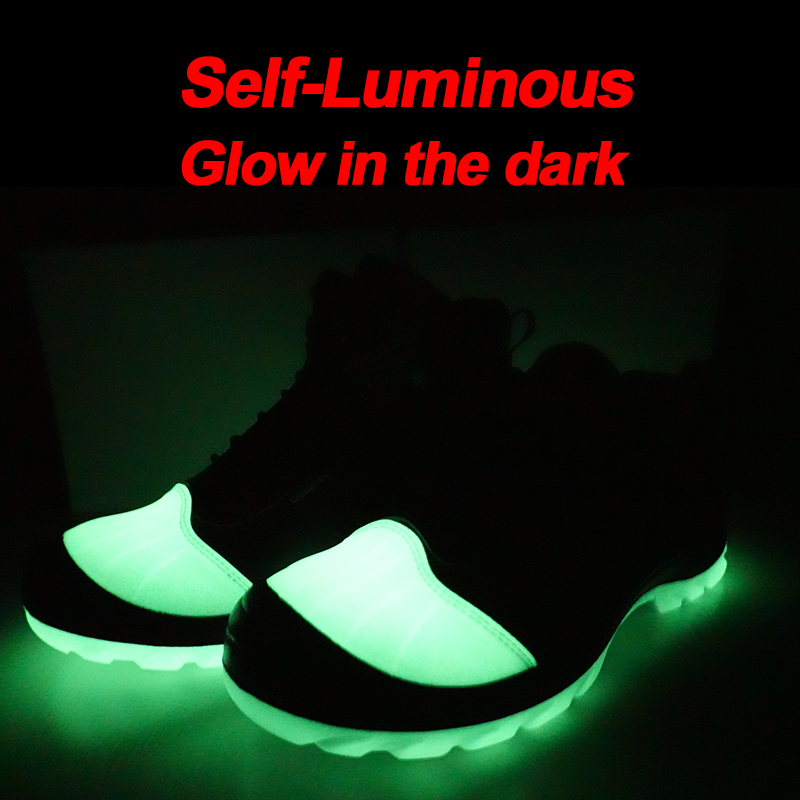 2020 New Self-luminous Leather Construction Work Shoes Steel Toe Cap