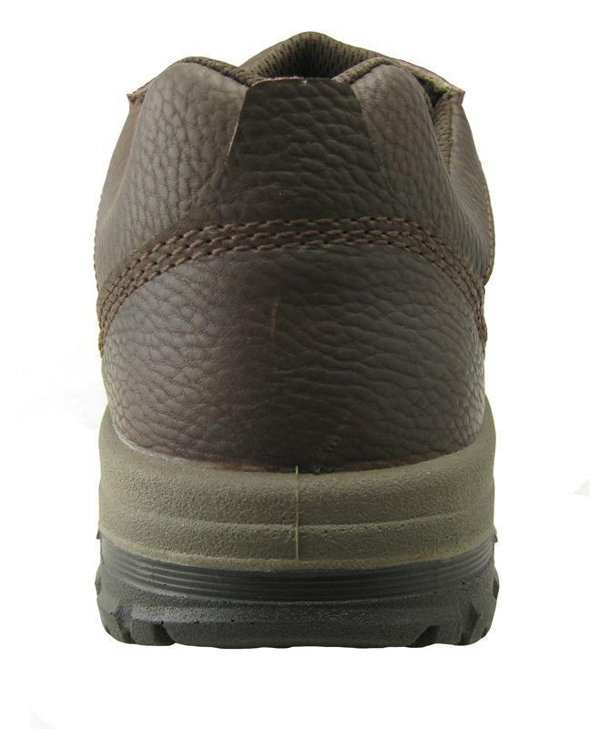 0161 embossed leather pu sole work shoes