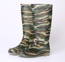 Non safety cheap Camouflage pvc rain boots